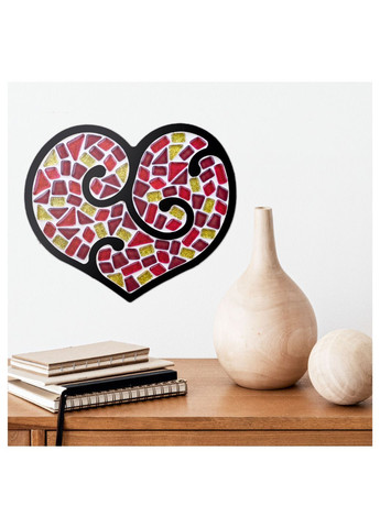 Стеклянная мозаика Сердце 165х195 мм (MA2005) Mosaaro (293057158)