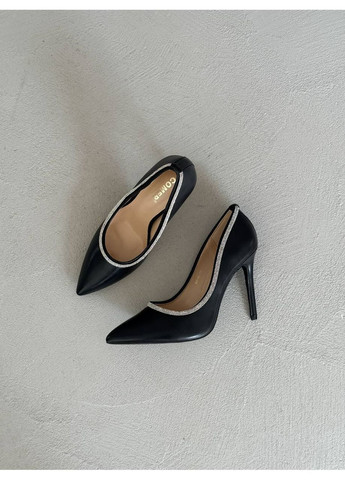 No Brand Эффектные женские туфли черный з искусственная кожа, — демисезон (362152455)