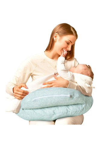 Подушка для годування 60х70х16 - Диванчик котики м'ята IDEIA (333656801)