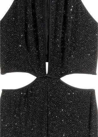 Комбінезон H&M однотонний чорний відвертий