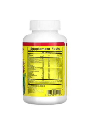 Жевательные мультивитамины и минералы 60 жевательных таблеток Natural Factors (387023500)