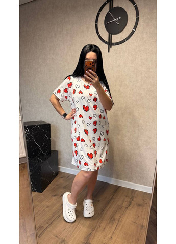 Білий домашній жіноча сукня домашня Style Point з тваринним принтом