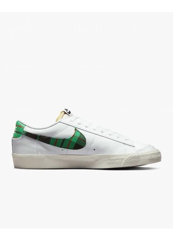 Белые демисезонные кроссовки blazer low 77 prm white dv0801-100 Nike