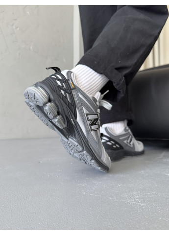 Серые демисезонные кроссовки мужские new balance 1906r cordura grey white black | нью беланс 1906r серые No Brand