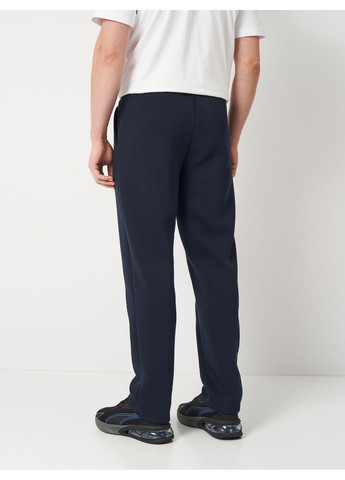 Темно-синие спортивные, повседневный, домашние, кэжуал зимние зауженные, прямые брюки Malta