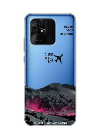 Чехол на Xiaomi Redmi 10C Поднимись на вершину (принт 419) Creative (370169934)