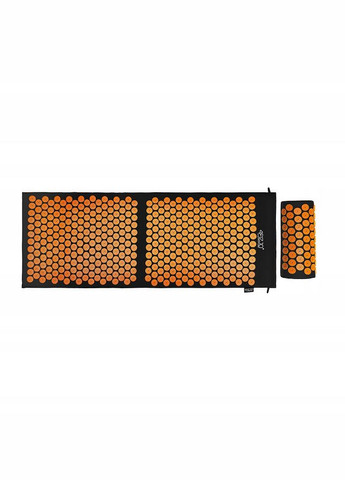 Килимок акупунктурний з валиком Classic Mat XL Аплікатор Кузнєцова Black/Orange 4FIZJO 4fj0049 (275653940)