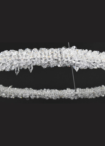 Люстра подвесная хрустальная LED 28137 Латунь 25-170х64х64 см. Sunnysky (364491980)