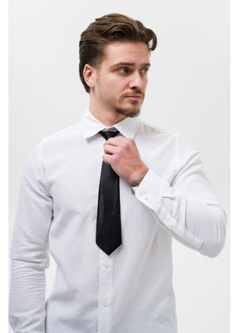 Вузька укорочена краватка на резинці Vindzor Black Without (364925470)