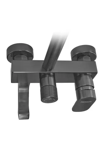 Душова колона Armata BCG-009-J GRAPHITE з алюмінію, 3 режими, змішувач (CH6561) No Brand (400910591)