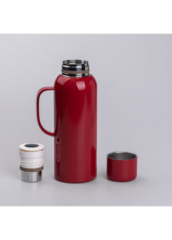 Термос Vacuum с датчиком температуры на 0.82 л красный Jooki (358706370)