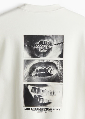 Белый свитшот H&M (312914809)