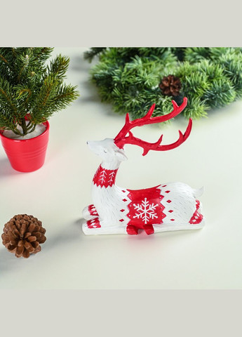 Статуетка декоративна MVM MY HOME Новодій Олень (DH-ST-15 RED) МВМ (365280853)