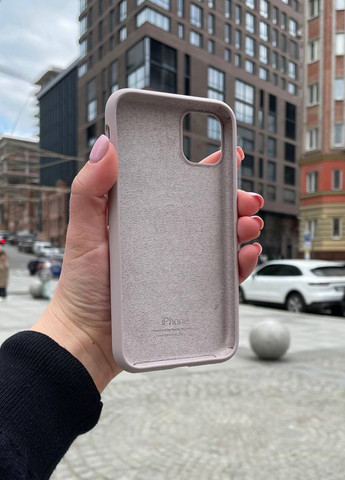 Чехол для iPhone 11 Pro серый Lavender Silicone Case силикон кейс No Brand (289754097)