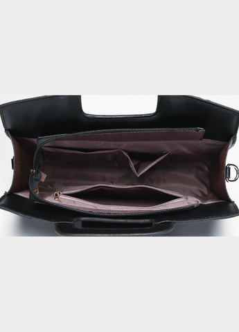 Жіноча сумочка клатч із крокодилом, міні сумка на плече екокожа чорна (sku_1593) No Brand (330575636)