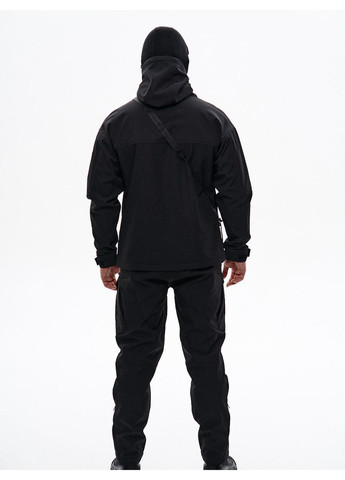 Карго брюки из софтшела "Варриор", черный Vakko (373714127)