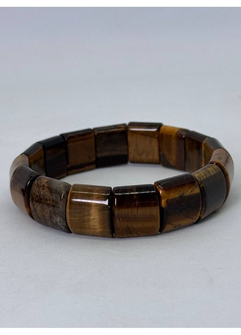 Браслет из тигрового глаза 14*12 мм 18 см Коричневый No Brand (350633847)