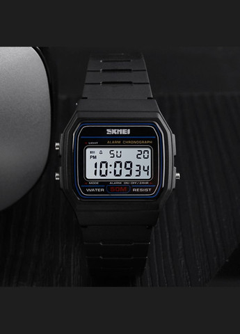 Часы 1412BKWT Black-White электронный спортивный, сasual Skmei (324089520)