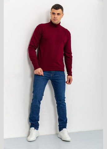 Бордовый зимний свитер мужской, цвет черный, Ager