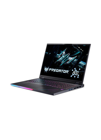 Ноутбук Predator Helios 18 PH18-73 18" WQUXGA IPS, Intel U9-275HX, 96GB, F4TB, NVD5090-24, Win11P, чорний Acer (360605738)