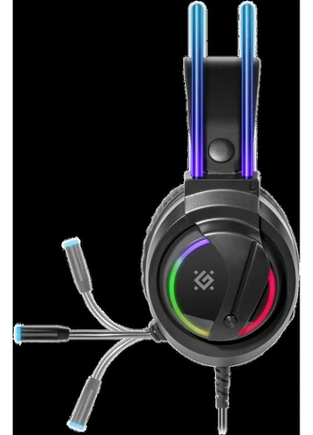 Наушники игровые Flame 3.5mm RGB Black Defender (360424188)