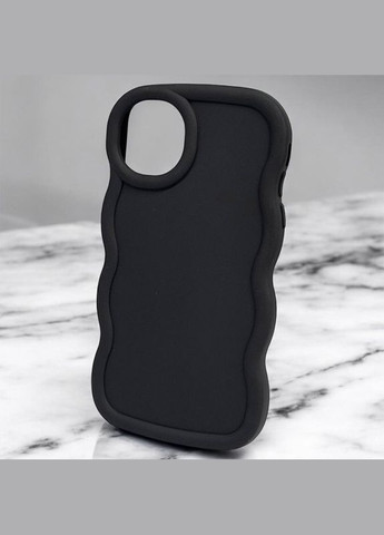 Чехол TPU Ripple для Apple iPhone 15 Plus (6.7") Black No Brand (334117220)