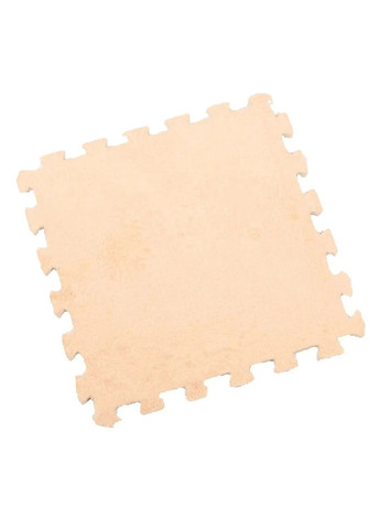 Килимок пазл каремат модульний в дитячу кімнату спальню плюш піна 10 пазлів по 30 см (477463-Prob) Бежевий Unbranded (297438877)
