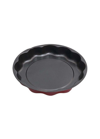 Форма для випікання пирога з тефлоновим покриттям, кругла, з хвилеподібними краями (діаметр 29.5 см) Kitchen Master (350883981)