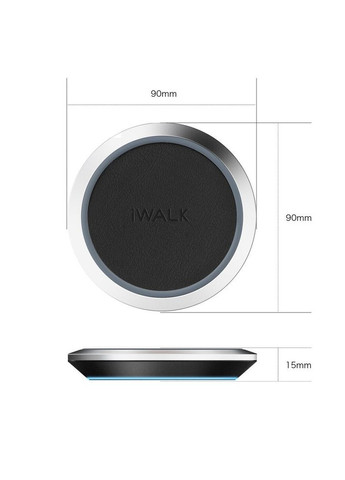 Беспроводное зарядное устройство Air Power Wireless Charging Pad Black (ADA007) iWALK (353497505)