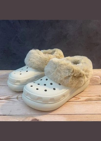 Крокс с Мехом Классик Платформа Женские Classic Platform Lined Clog Crocs (315800966)