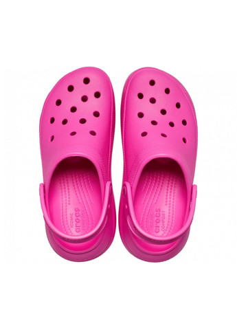 Розовые женские кроксы classic crush clog juice m4w6-36-23 см 207521 Crocs