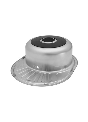Мойка для кухни из нержавейки с крылом для сушки овальная AISI 201 D5745-18-08V WAL (336939133)