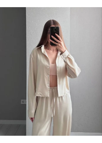Жіночий костюм з якісного шовку Армані No Brand (403247619)