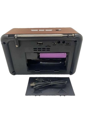 Портативный радиоприемник RT-309 FM/AM/SW/Bluetooth/USB с фонариком (1756375714) Everton (326033155)