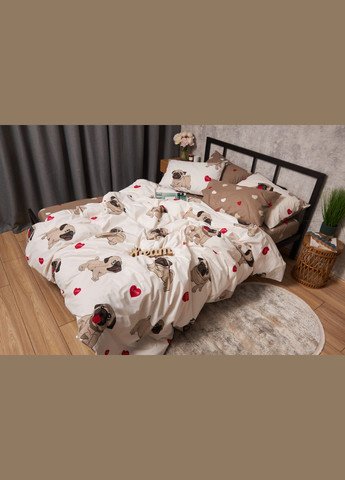 Пододеяльник Бязь Gold Люкс King Size 220 x 240 см (MS-870000409) Moon&Star Bulldog Love (303576114)