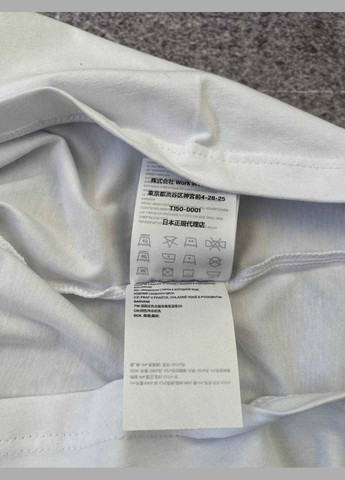 Белая мужская футболка белая с задним принтом в стиле океана No Brand