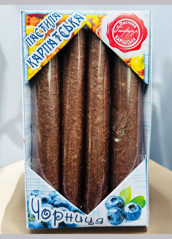Пастила Натуральна Карпатська зі смаком Чорниці 40 грам. No Brand (330774812)