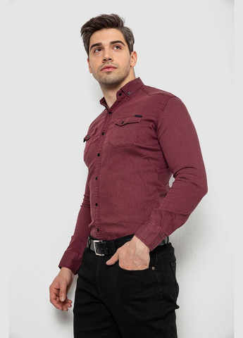 Бордовая рубашка Ager