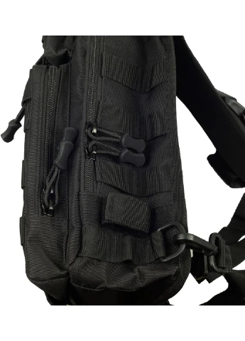 Тактическая сумка через плечо Sling Pack 6.5 л Черная (T-IE-0003-black) Tribe (364862311)
