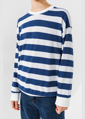 First Kids свитшот с узором унисекс 0067 146 см shop (2000990882462) синий повседневный