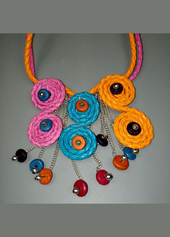 Ожерелье ручной работы хиппи бохо в подарочной коробке/Яркое украшение + подарок No Brand (342384682)