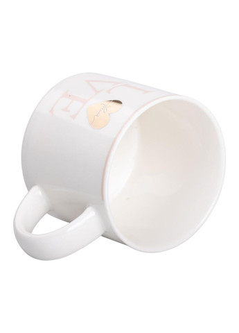 Кружка керамическая 350 (мл) для кофе и чая Love Белая RX-N240126WL Jooki (358705838)