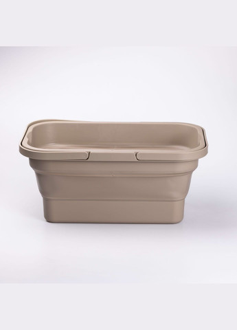 Кошик для пікніка зі столиком розкладний 44х26х23 см, бежевий SLOW JOURNEY (327415873)