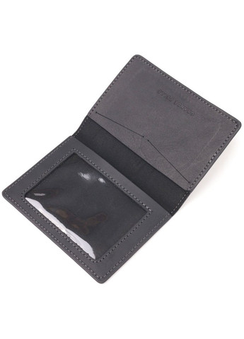 Обкладинка з вінтажної шкіри на військовий квиток Слава ЗСУ чорна 16750 Grande Pelle (362418361)