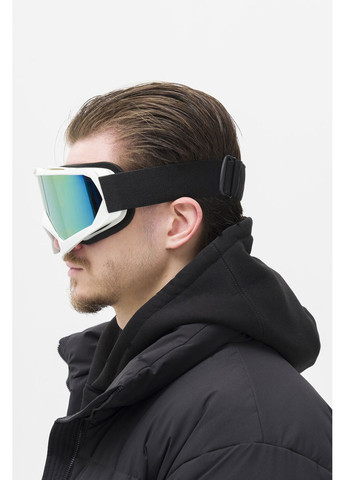 Чоловічі Лижні Окуляри Гірськолижні Маска Дзеркальна Chameleon White&Yellow Without (372520003)