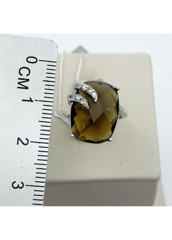 Кольцо серебряное с движением топазом 18 4,46 г No Brand (370142482)