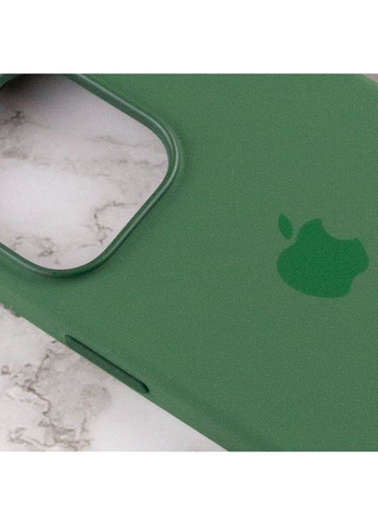 Чохол Silicone case (AAA) з MagSafe та Animation для Apple iPhone 13 Pro (6.1") Зелений Epik (372499045)