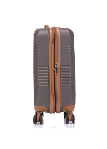 Чемодан маленький для ручной клади 20" (S) ABS-Plastic Brown (T5850-1) Semi Line (352690806)