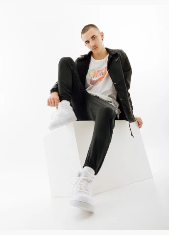 Чорна демісезонна куртка m nk au coaches jkt dq5005-010 Nike