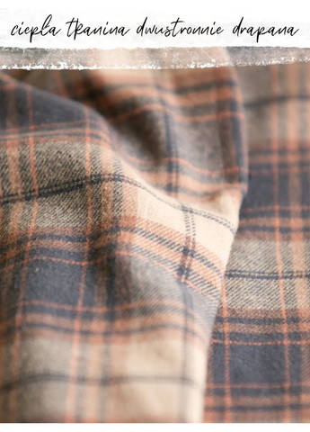 Бежевая зимняя женская пижама с фланелевыми штанами lns 403 лонгслив + брюки Key